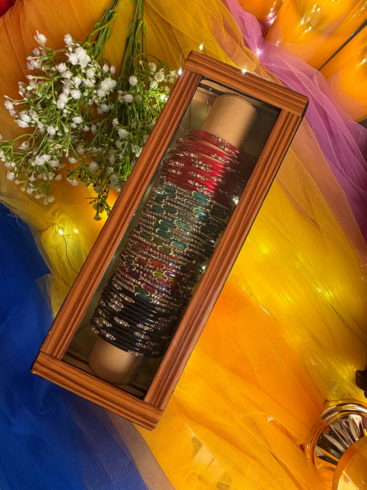 Premium 48-Piece Kashmiri Bangle Gift Box | Luxury Bangles Collection