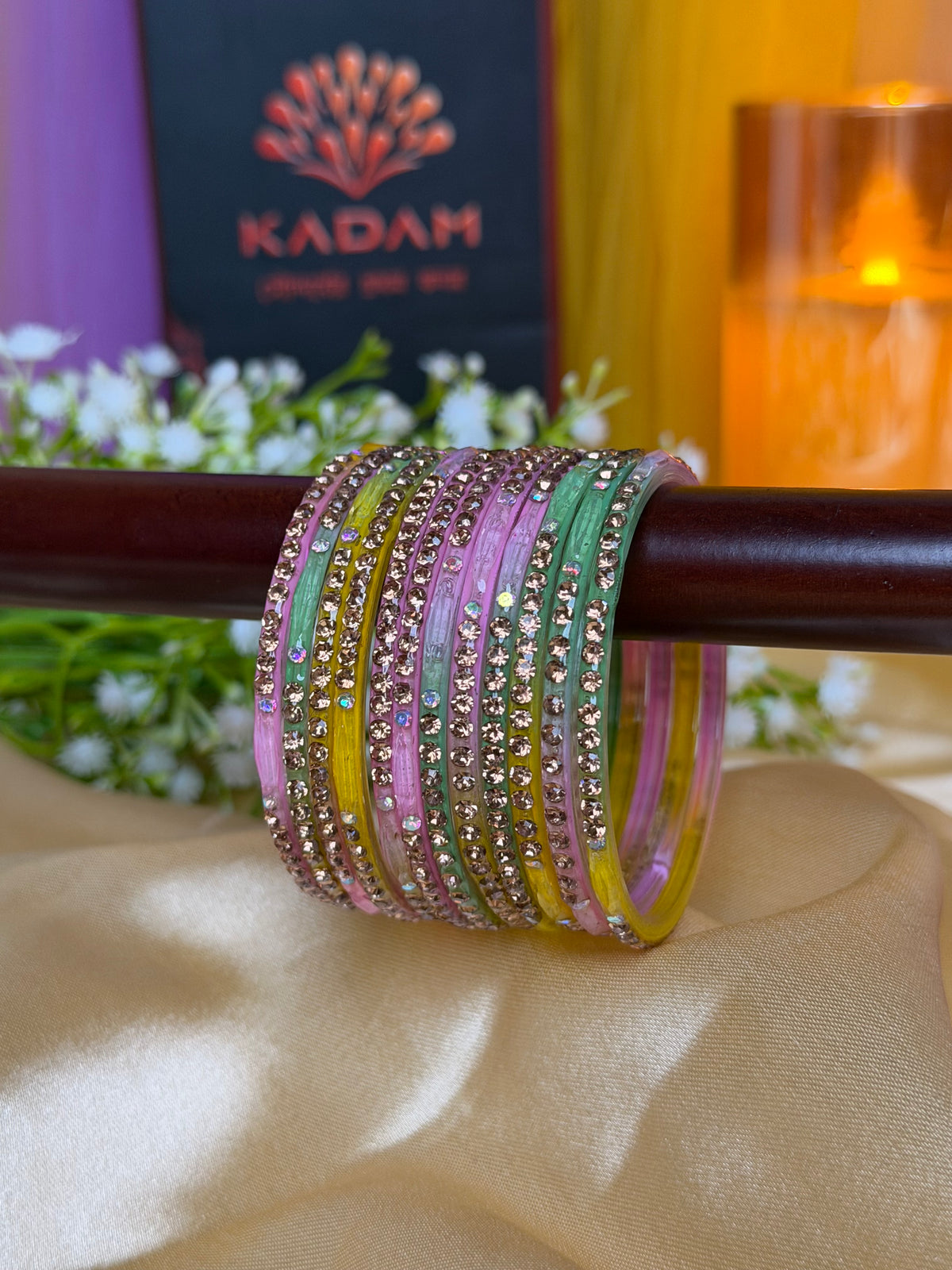 Kids Pastel Garden Kashmiri Bangles