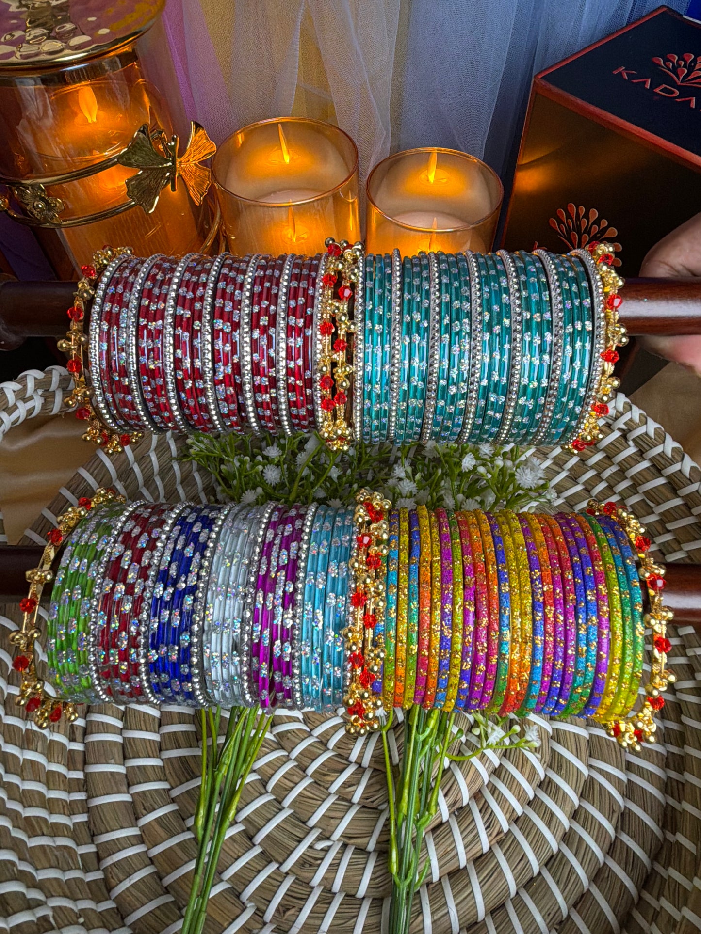 Radiant Aurora 4 Set Combo Bangles set