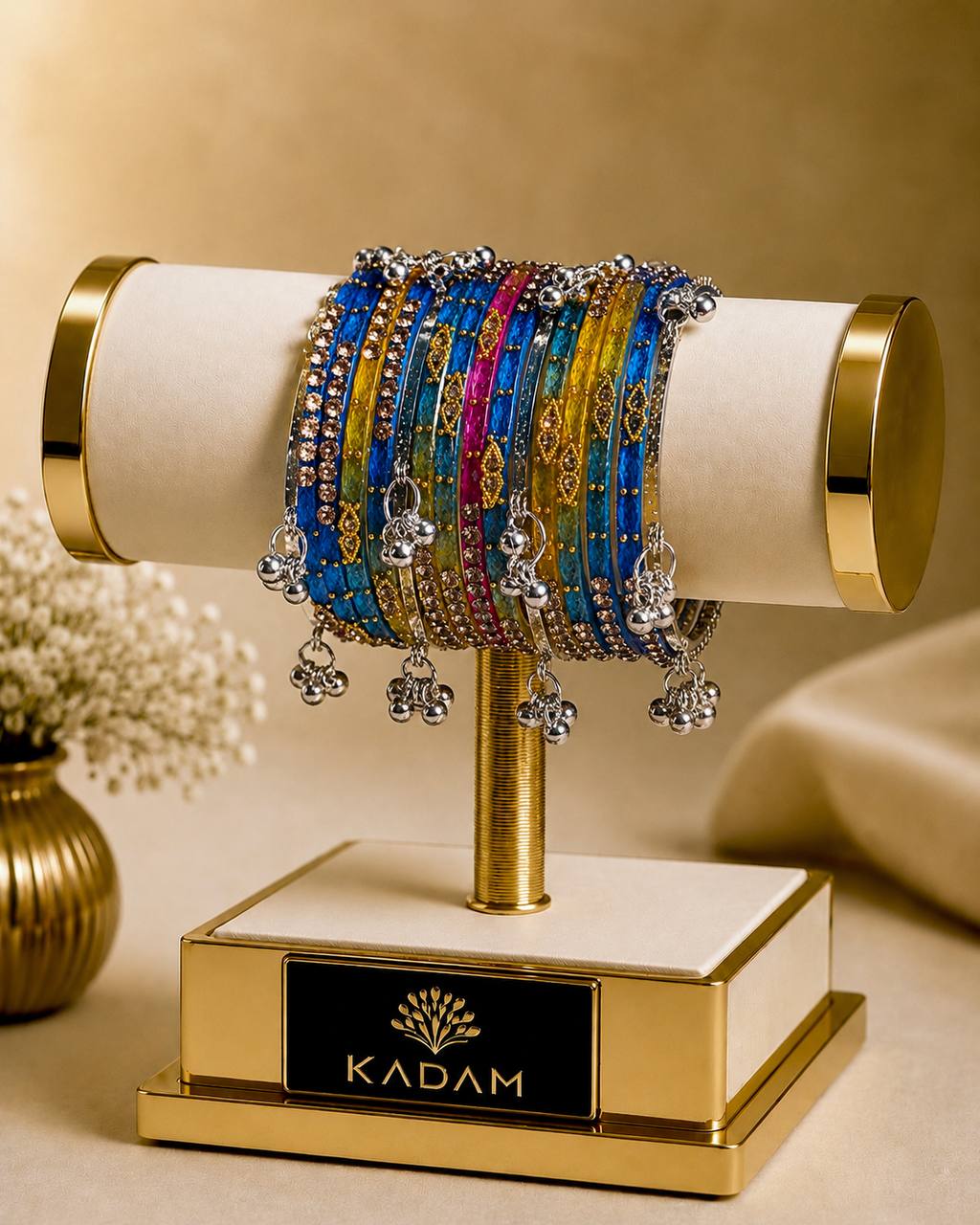 Kashmiri Jhumka Lahori Multi Bangles