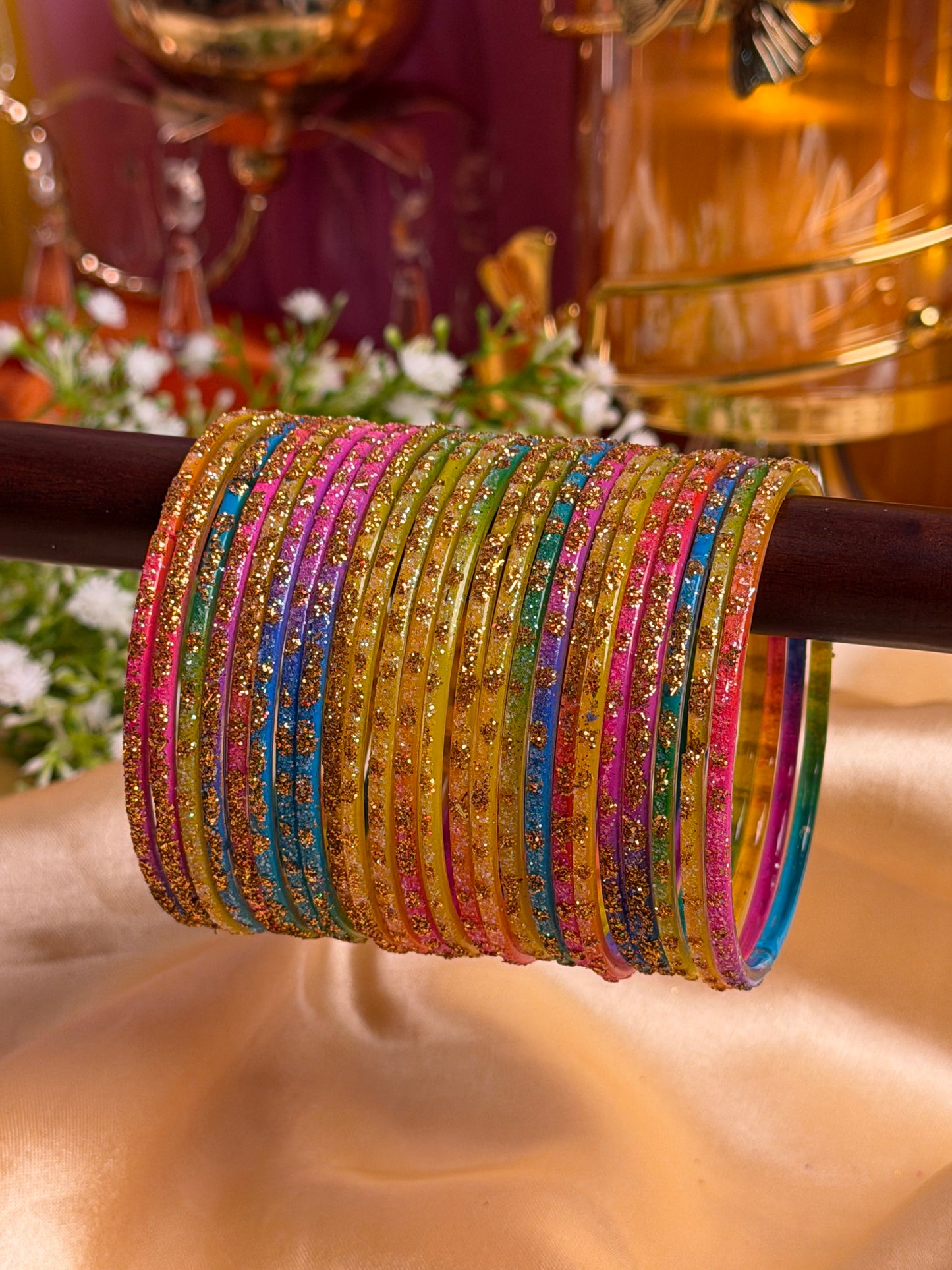 Aurora Spark – 24 Pieces Glitter Bangles Set