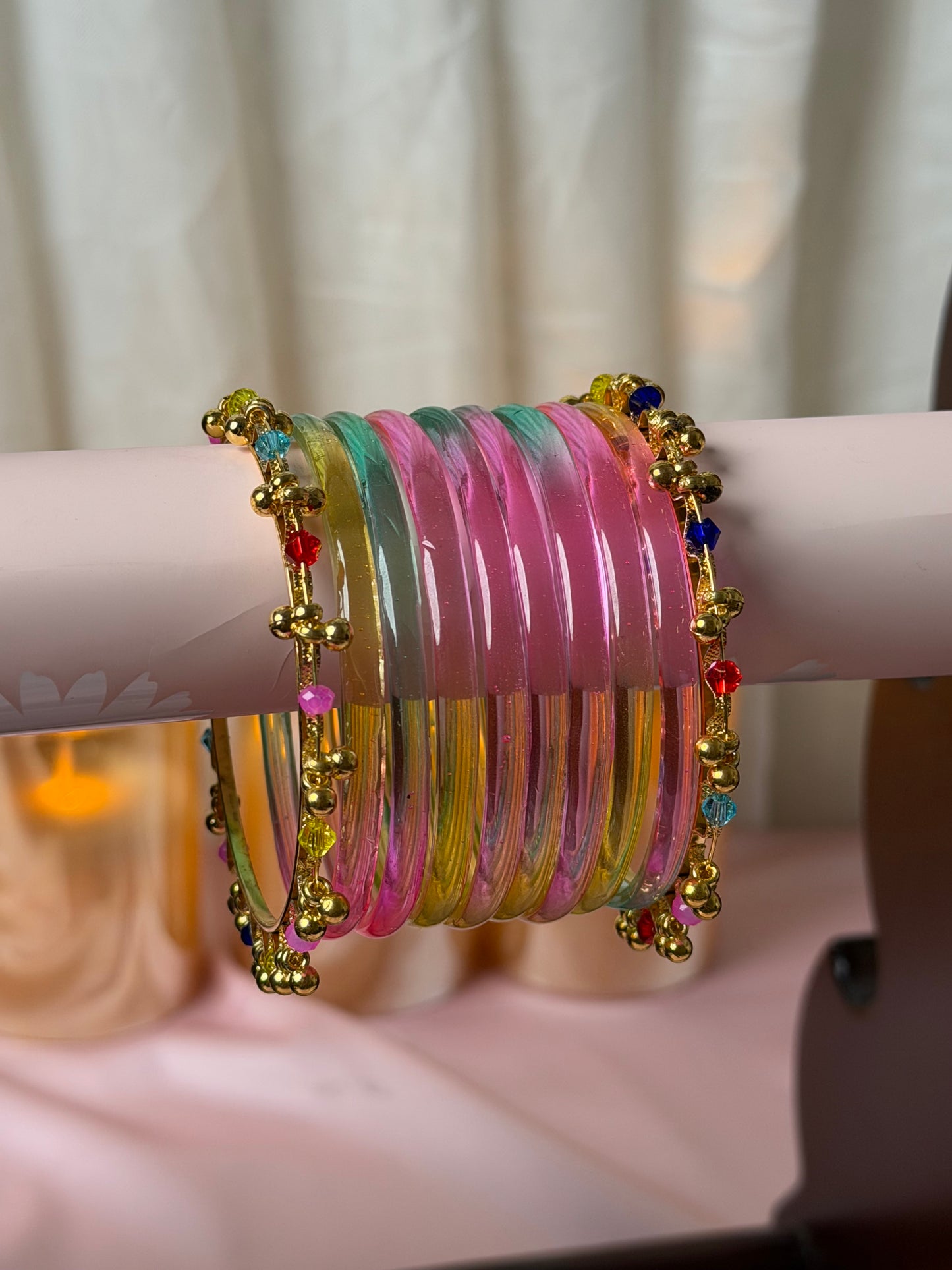 Jelly Multicolor Gungroo Bangles