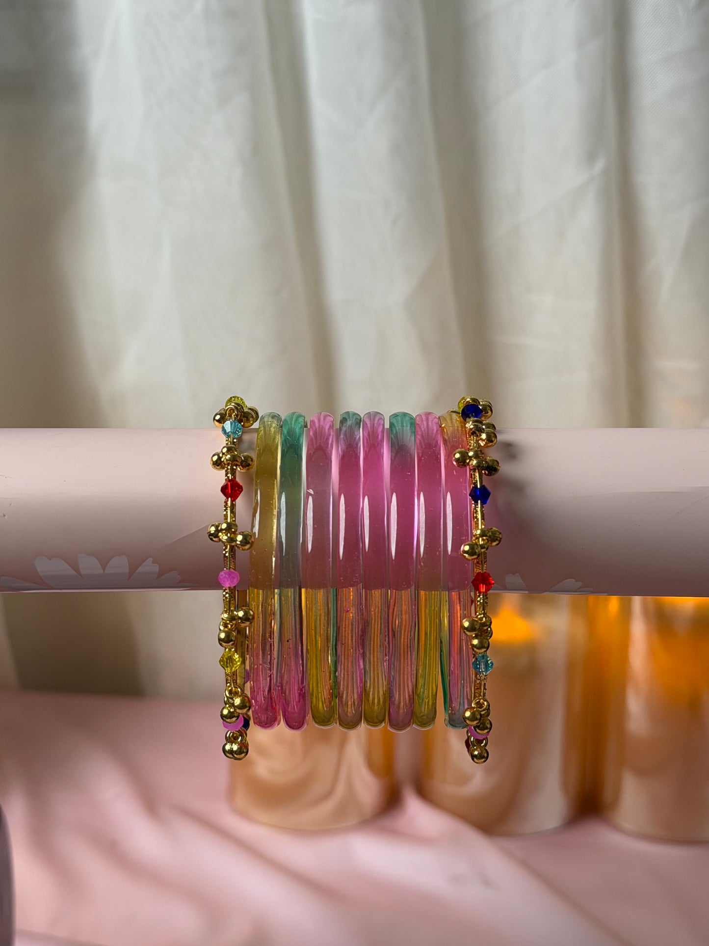 Jelly Multicolor Gungroo Bangles