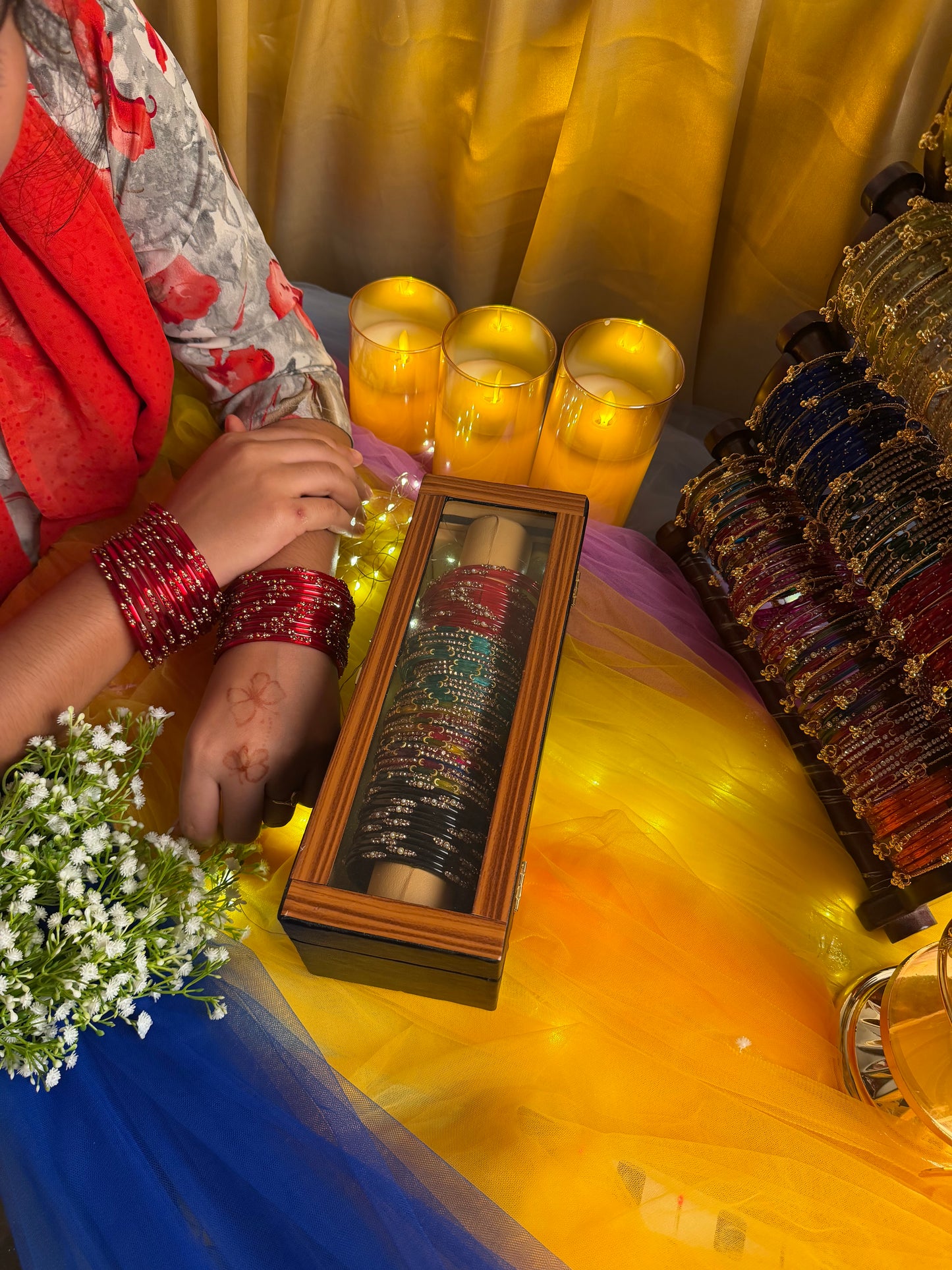 Premium 48-Piece Kashmiri Bangle Gift Box | Luxury Bangles Collection