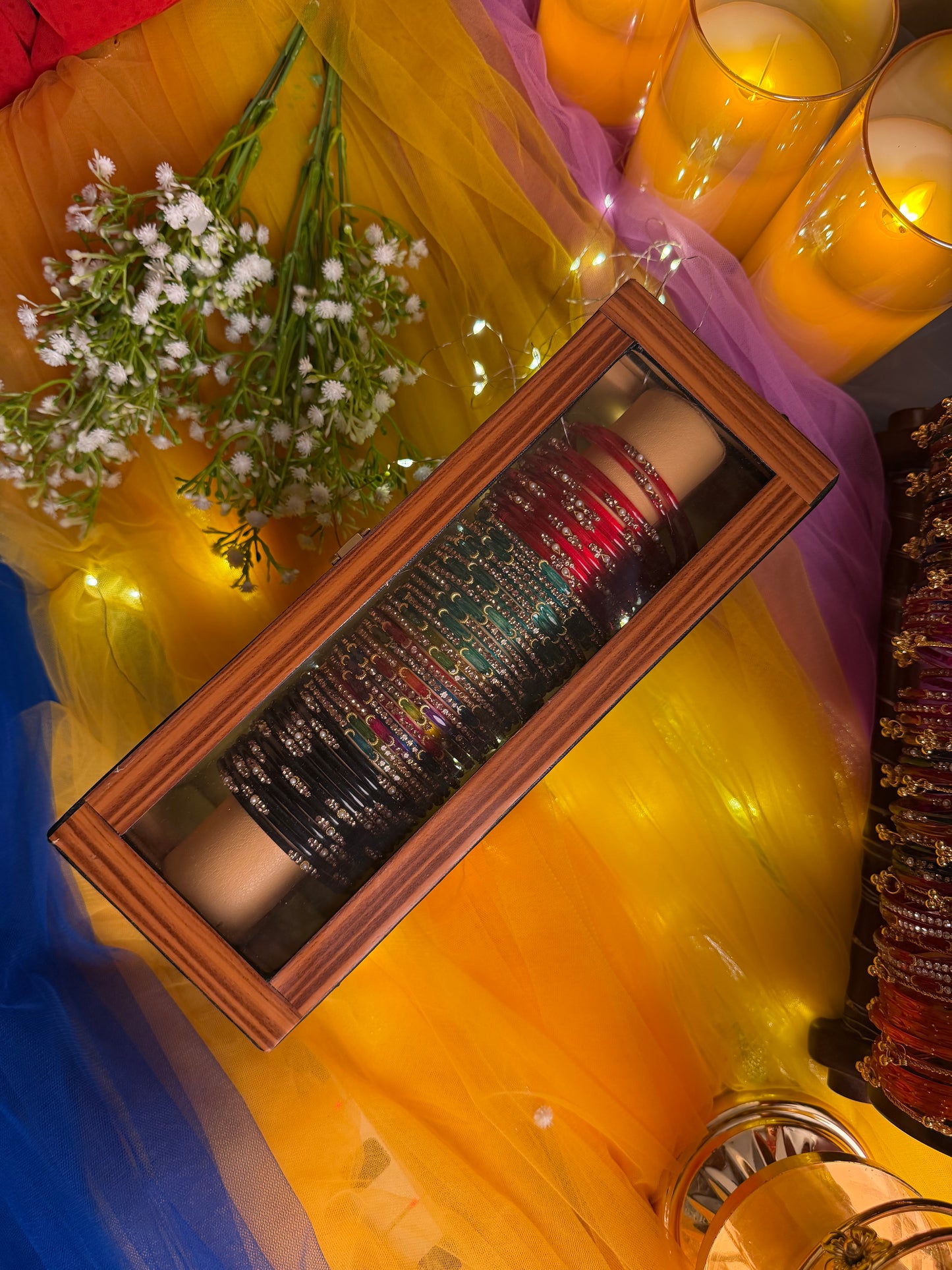 Premium 48-Piece Kashmiri Bangle Gift Box | Luxury Bangles Collection