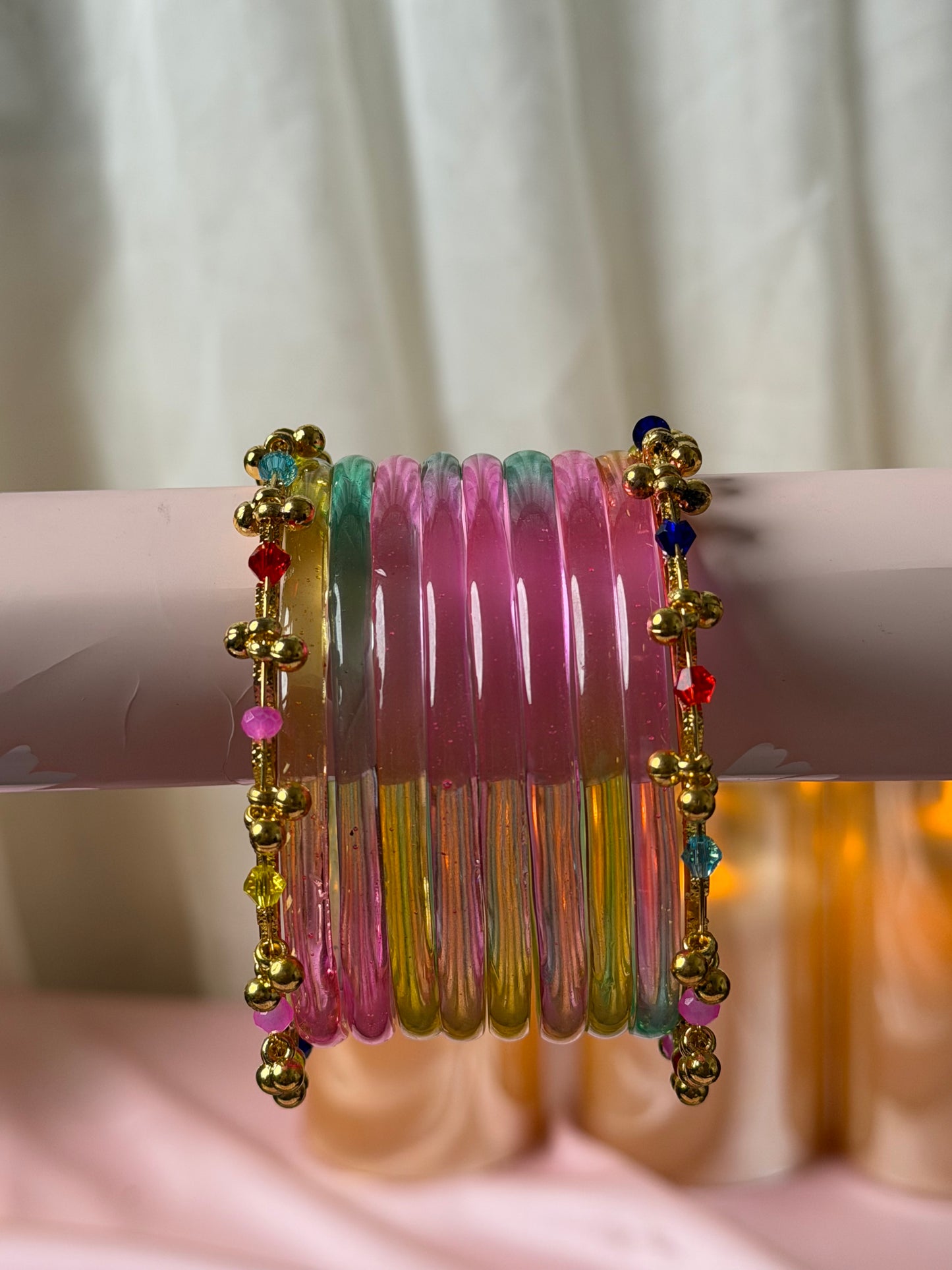 Jelly Multicolor Gungroo Bangles