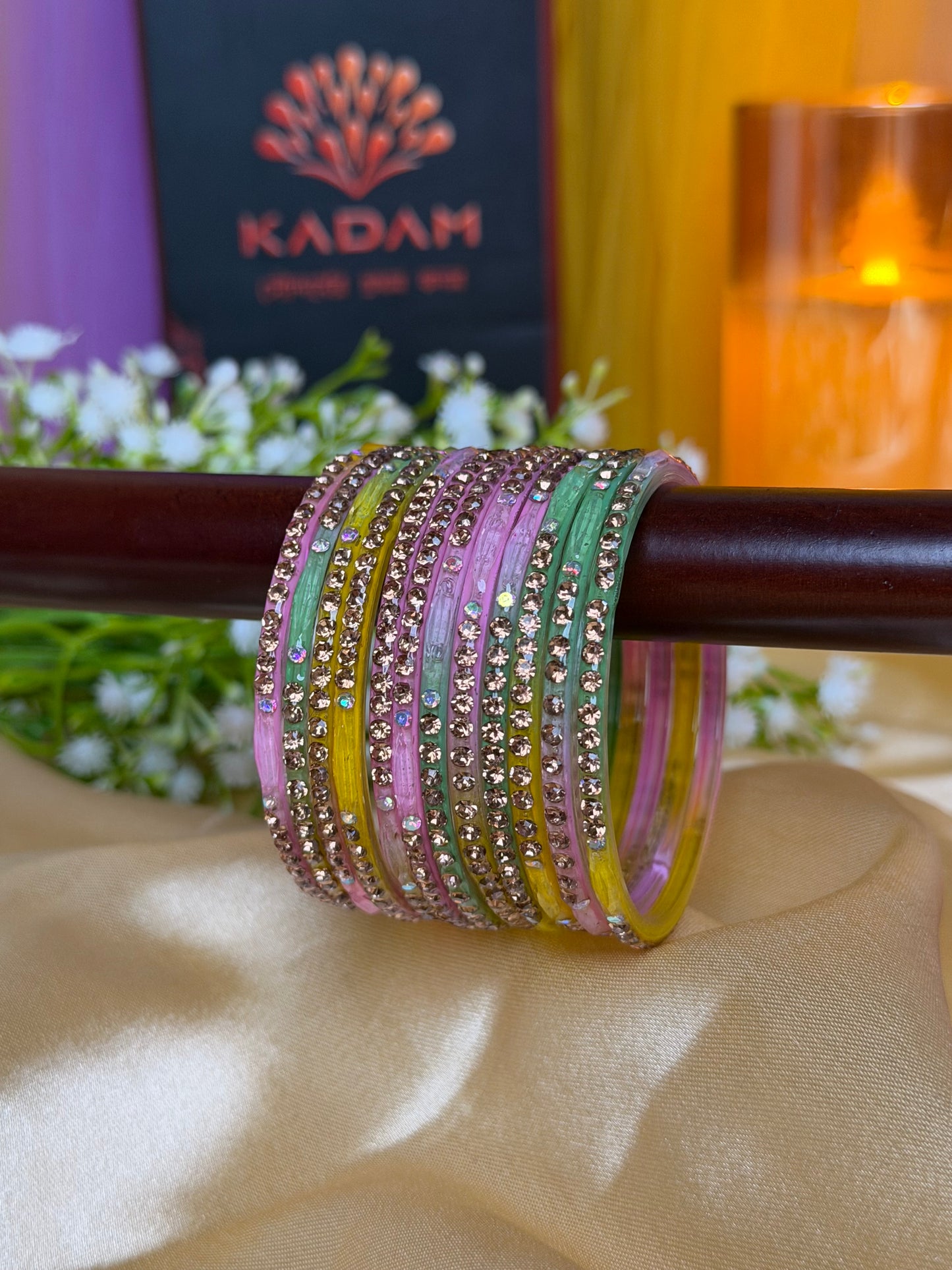 Kids Pastel Garden Kashmiri Bangles