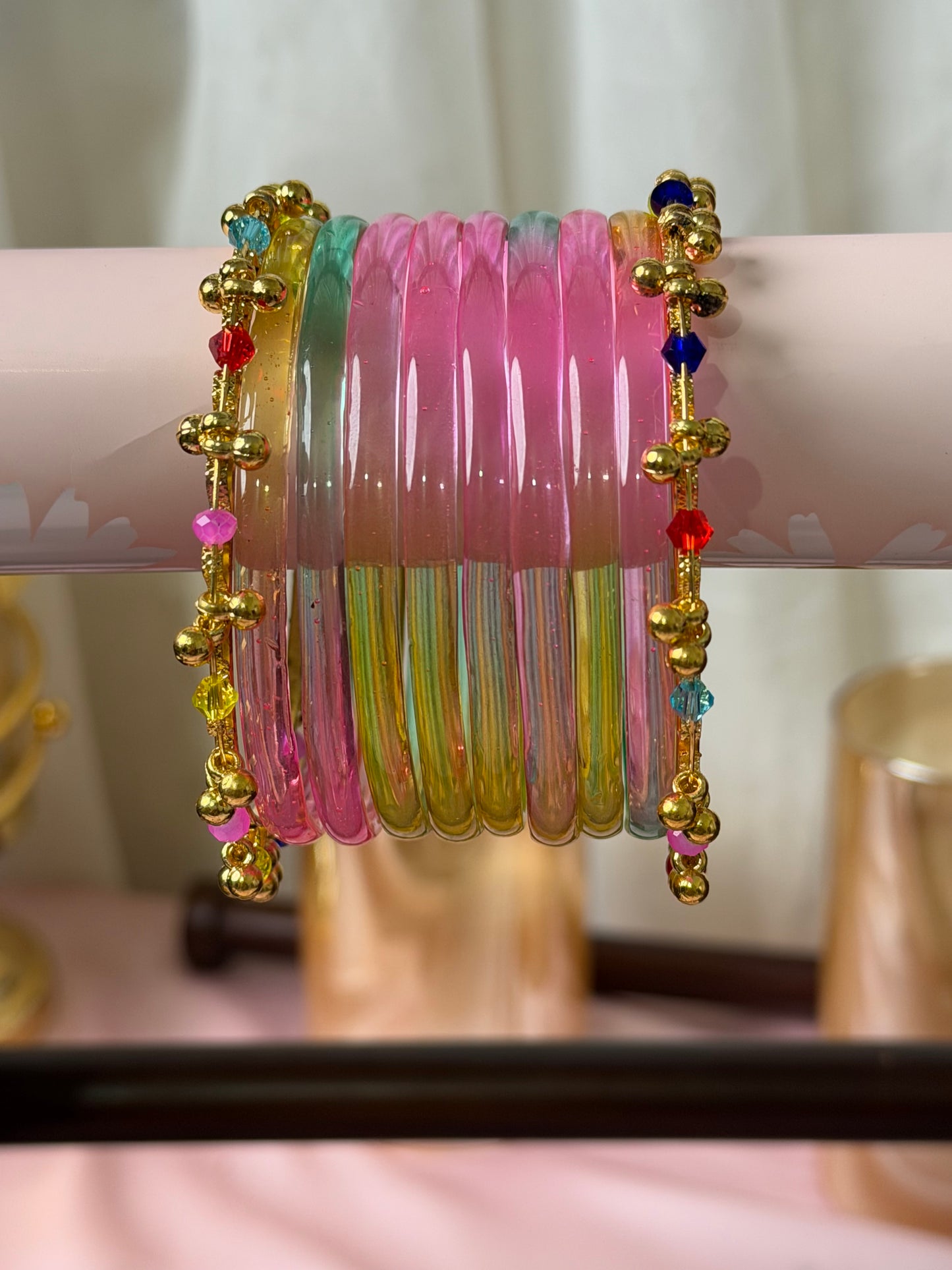 Jelly Multicolor Gungroo Bangles