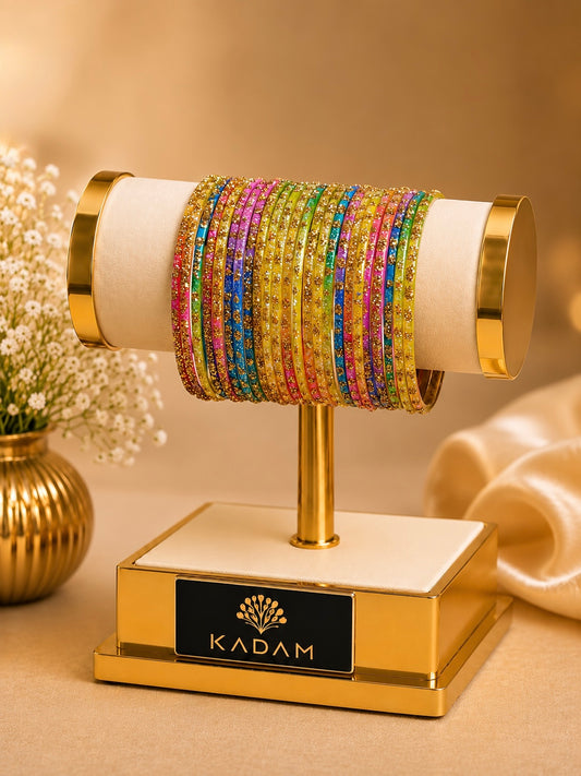 Aurora Spark – 24 Pieces Glitter Bangles Set