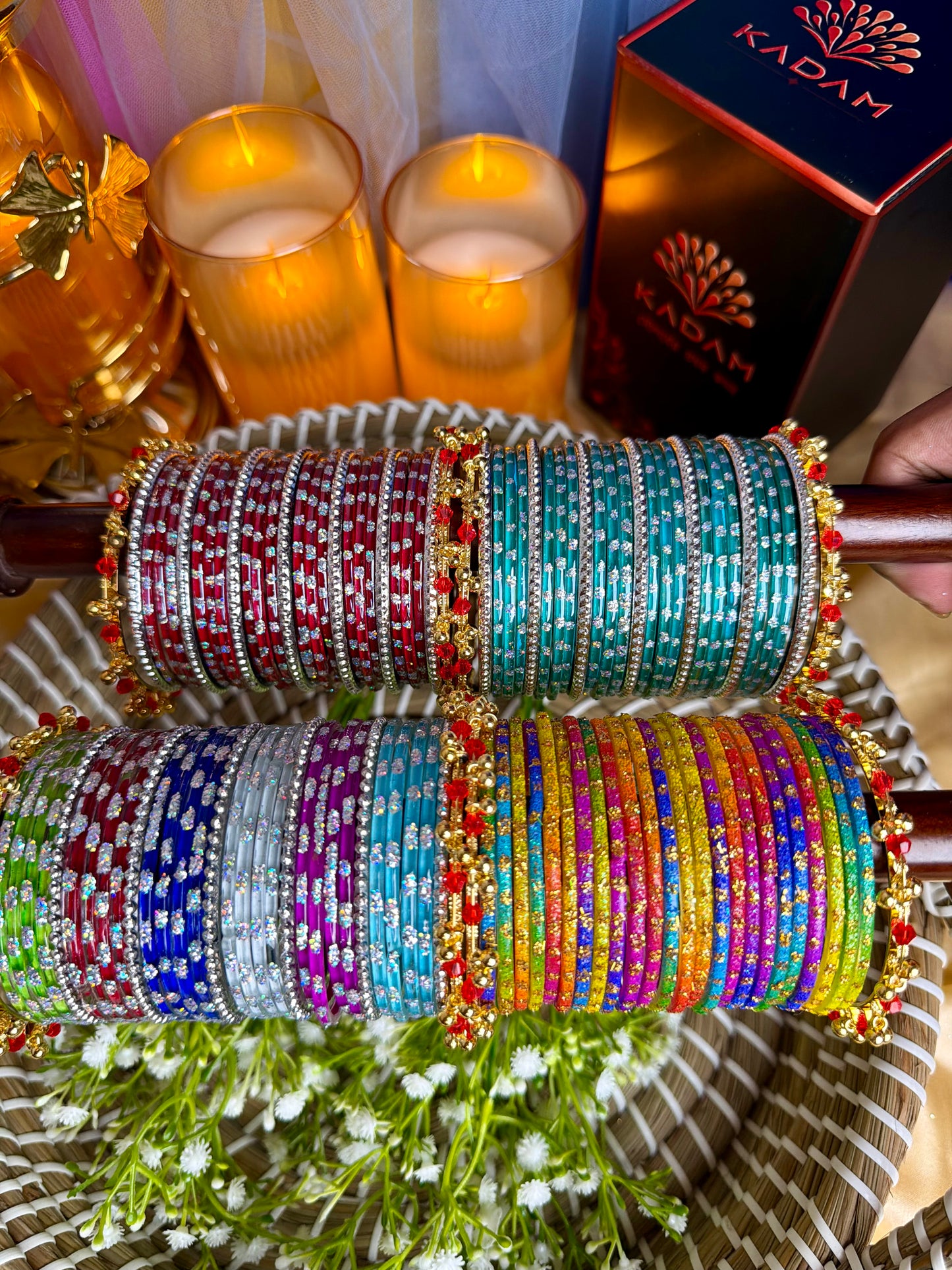 Radiant Aurora 4 Set Combo Bangles set