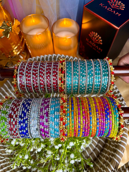 Radiant Aurora 4 Set Combo Bangles set