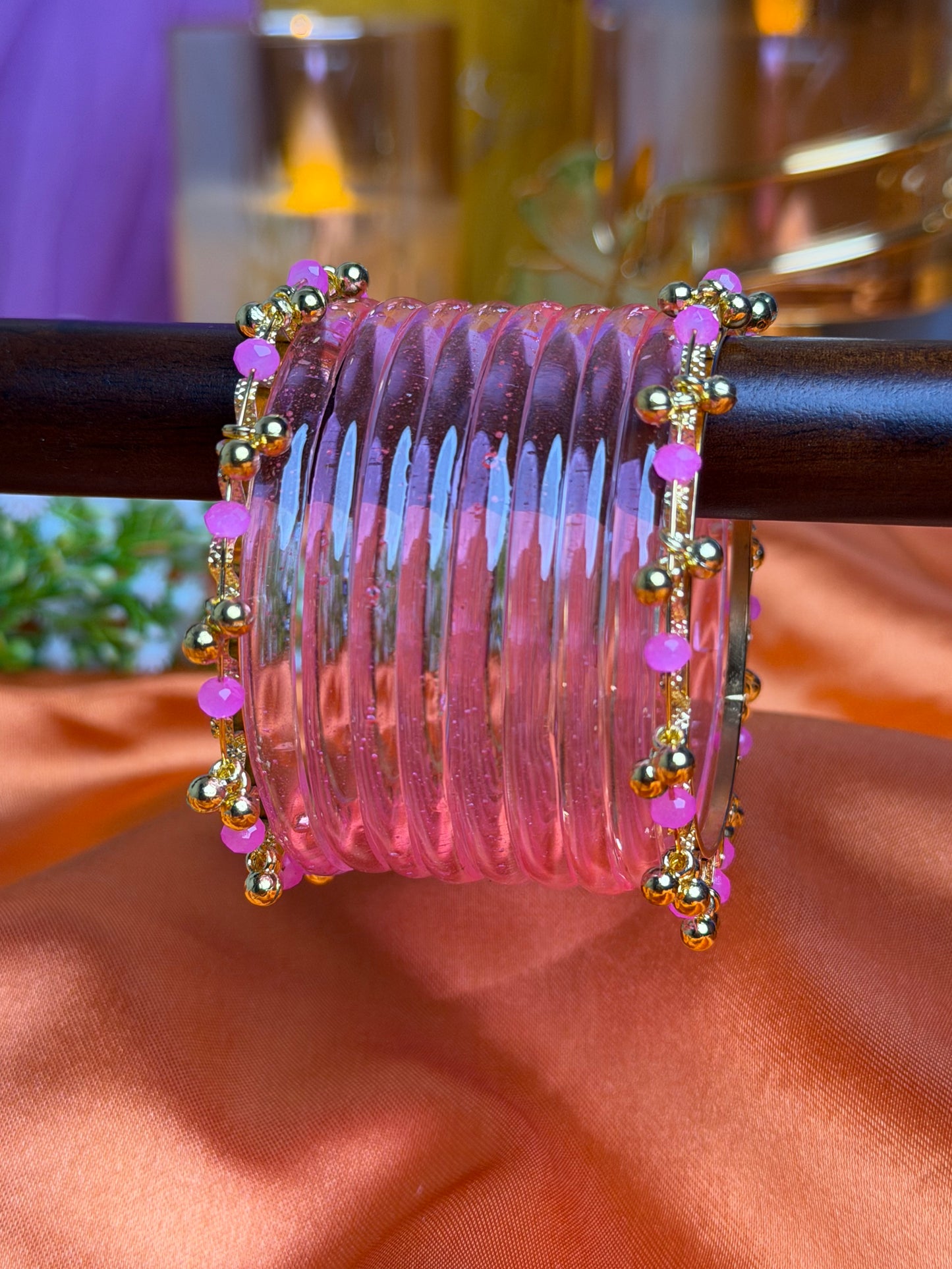 Candy Blush Pink Jelly bangles