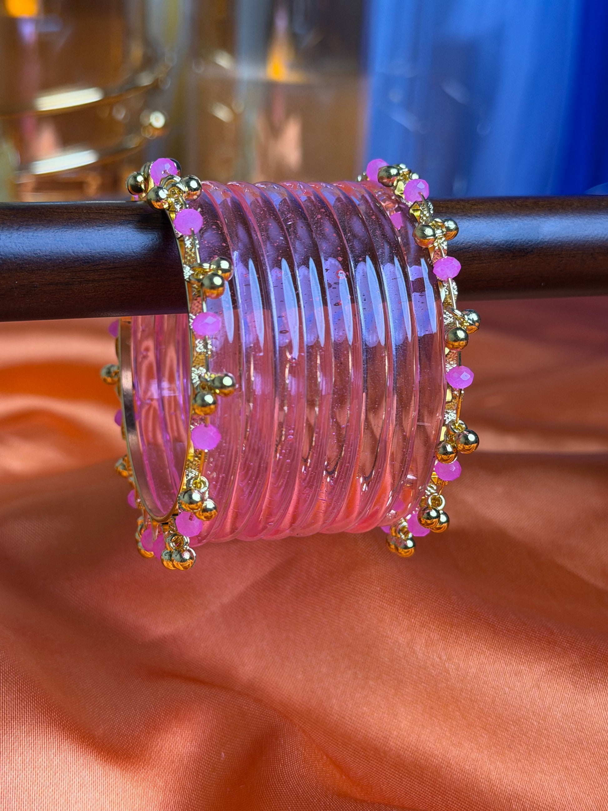 Candy Blush Pink Jelly bangles