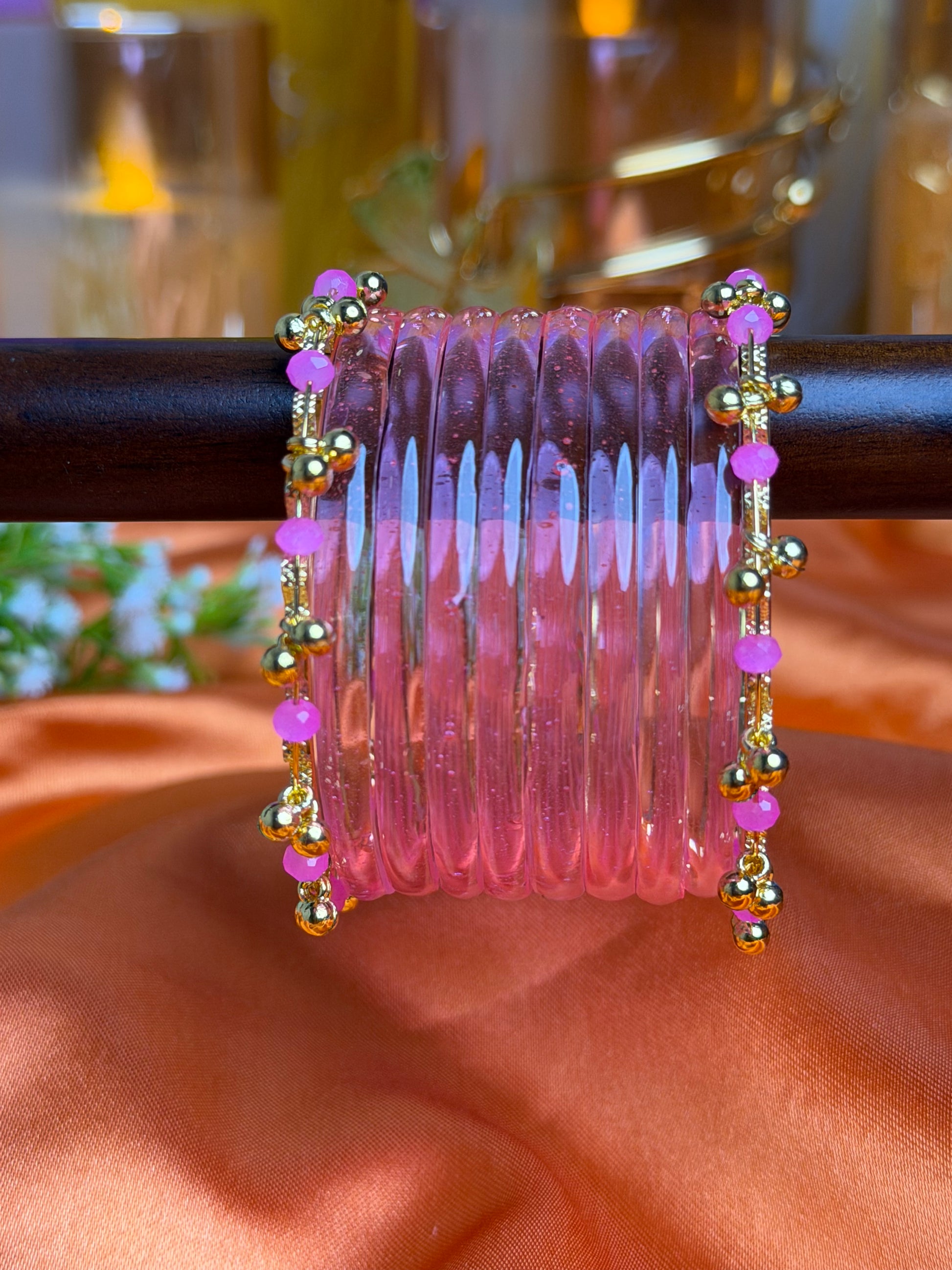 Candy Blush Pink Jelly bangles
