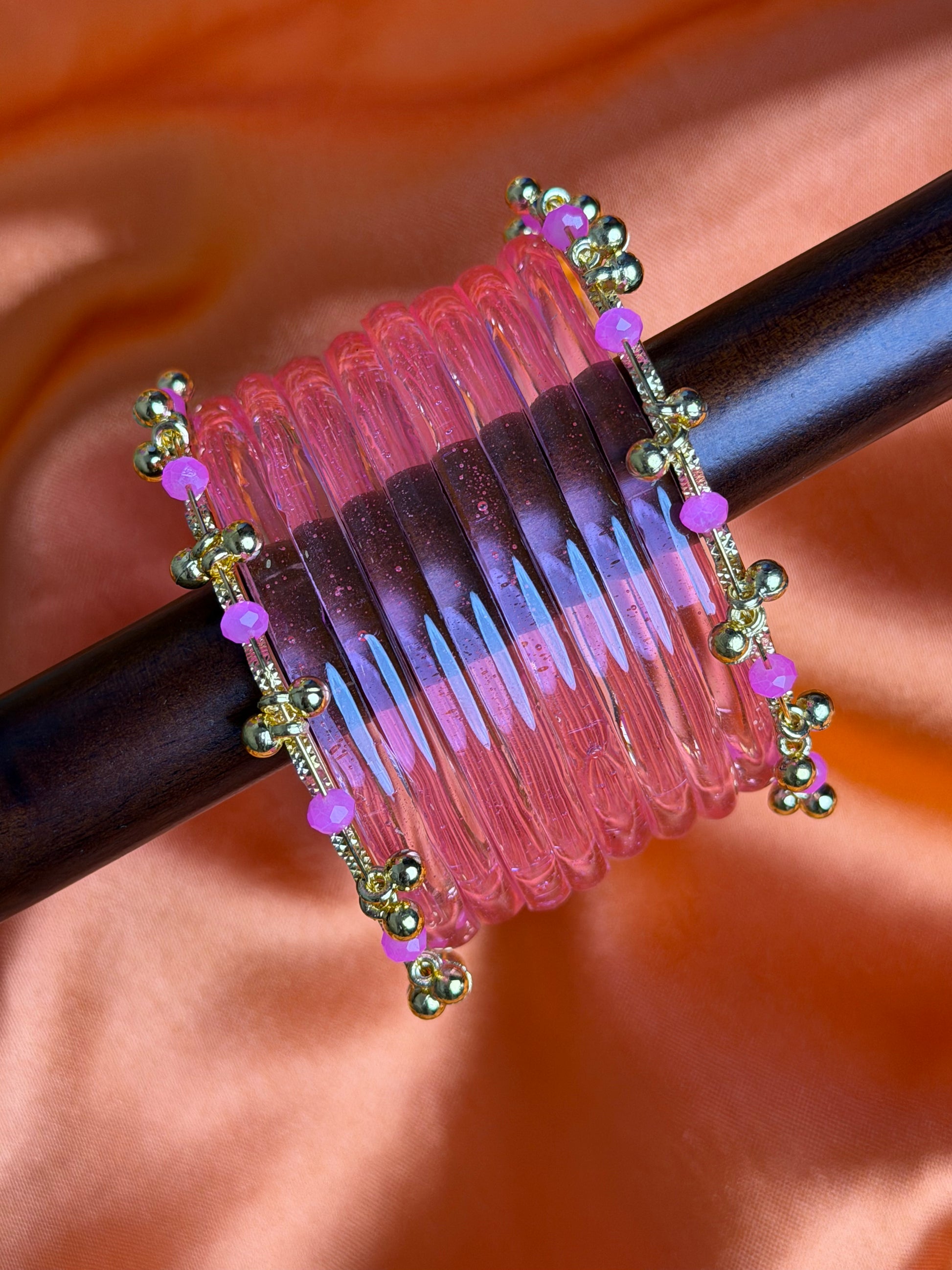 Candy Blush Pink Jelly bangles
