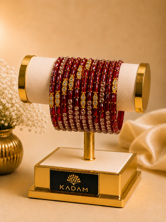 Kashmiri Har Gange Maroon
