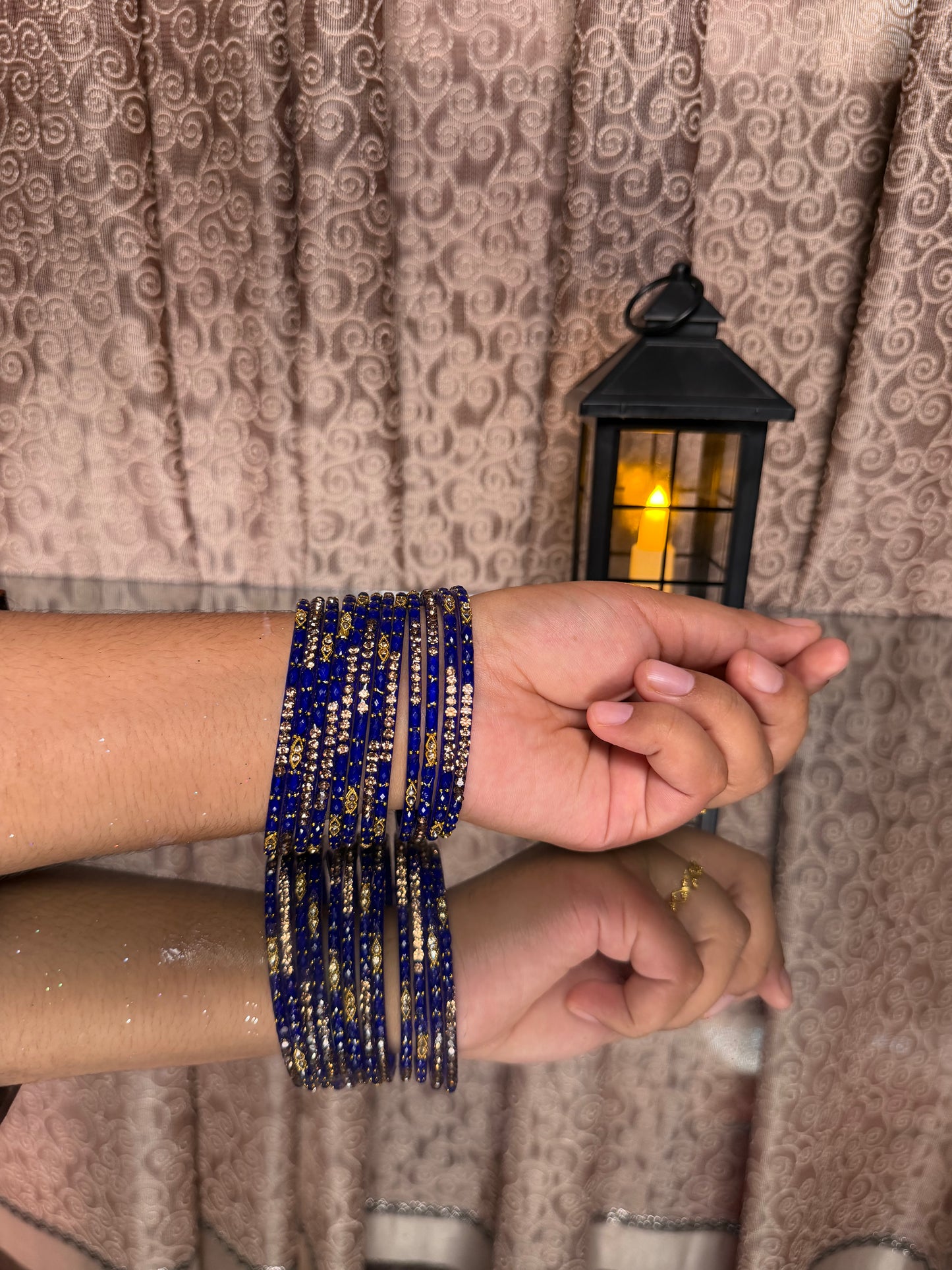 Kashmiri Har Gange Sapphire Blue