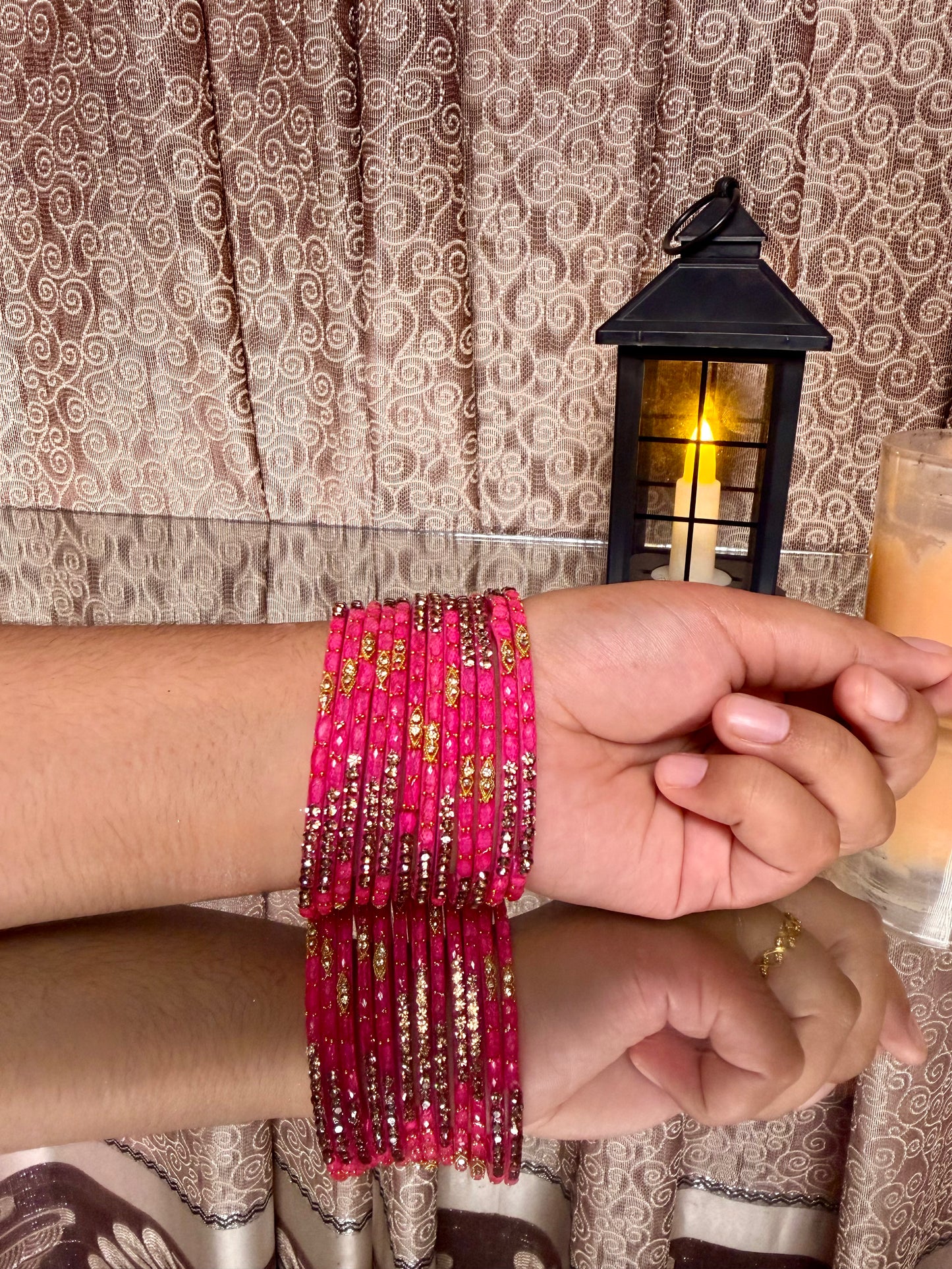 Kashmiri Har Gange Pink