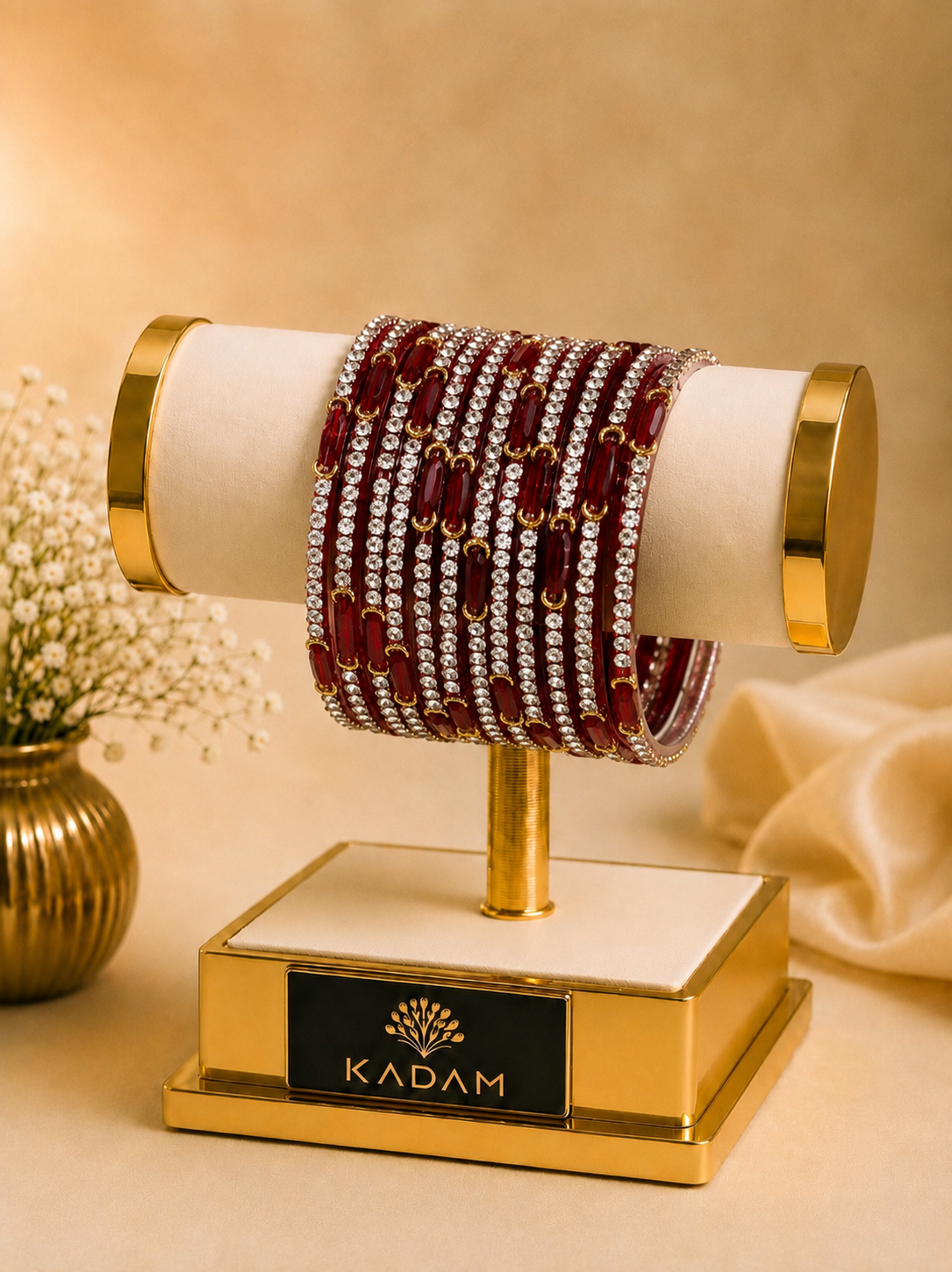 Dadima Kashmiri Royal Ruby Bangles