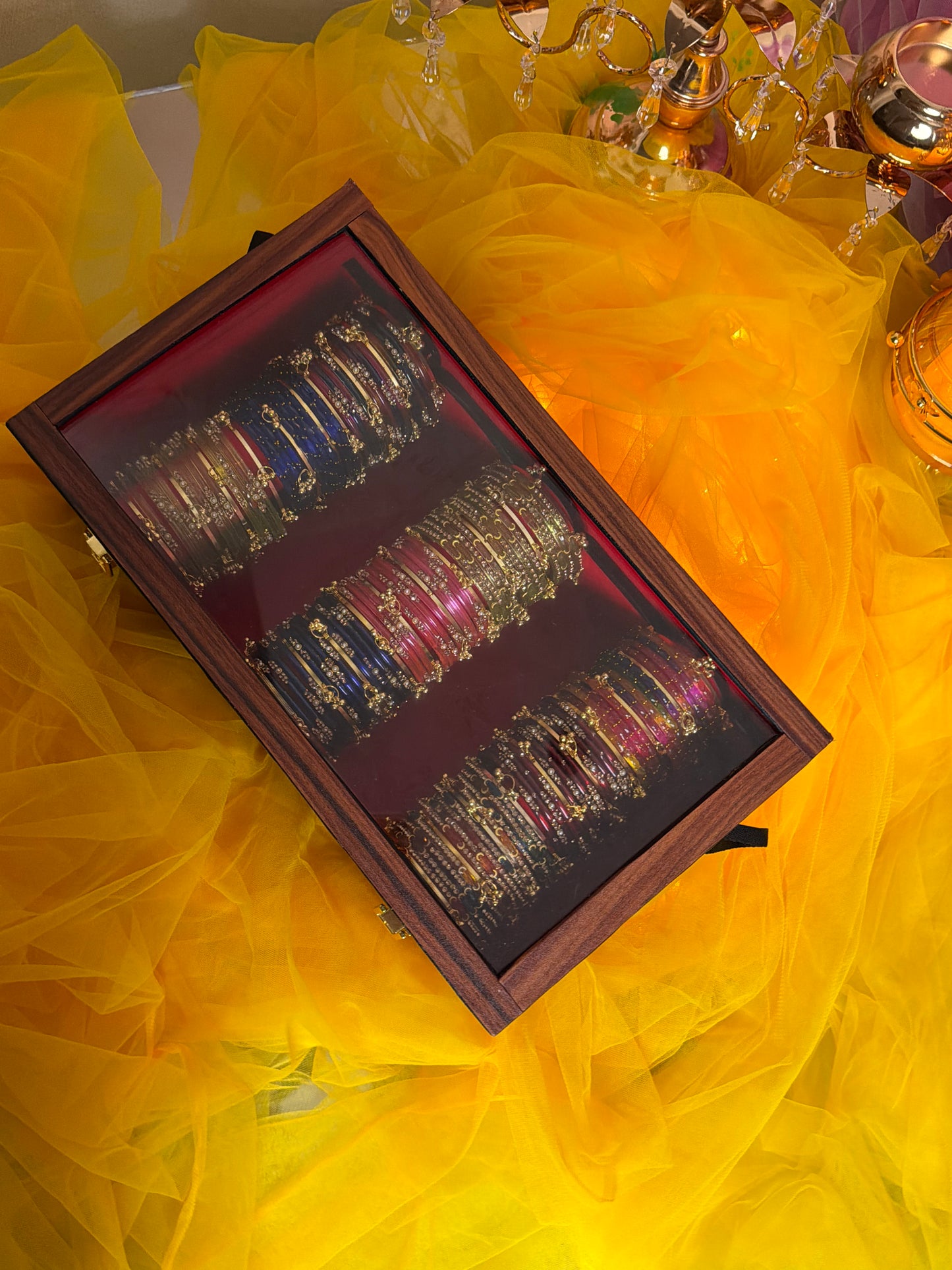 KADAM Khasmiri Jhumka Bangle Full Box with Box – 9 Premium Bangle Sets