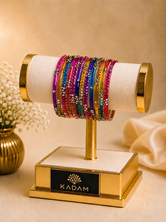 Kashmiri  Multicolor Festival Glow Bangles