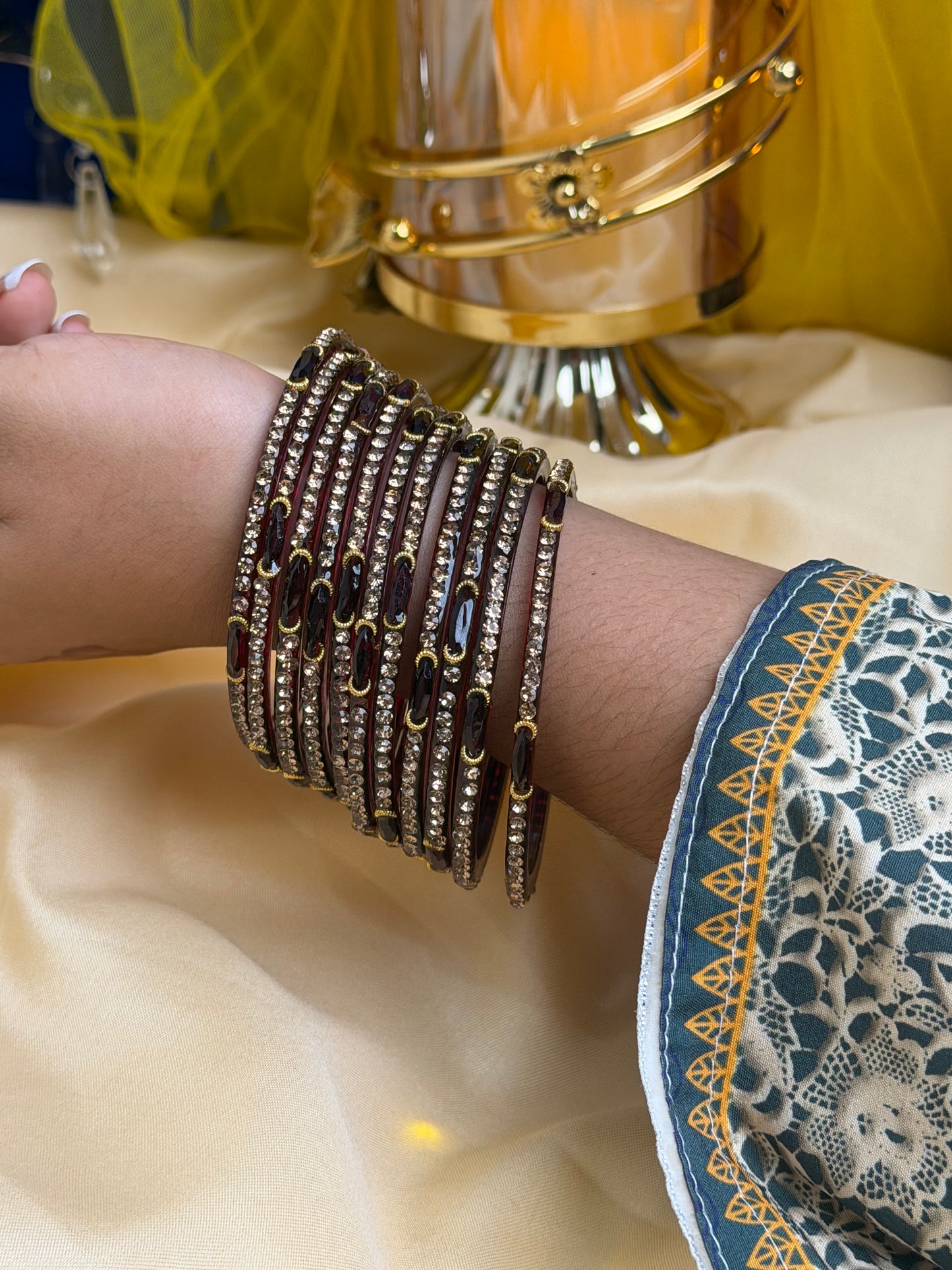 Dadima Kashmiri Royal Ruby Bangles