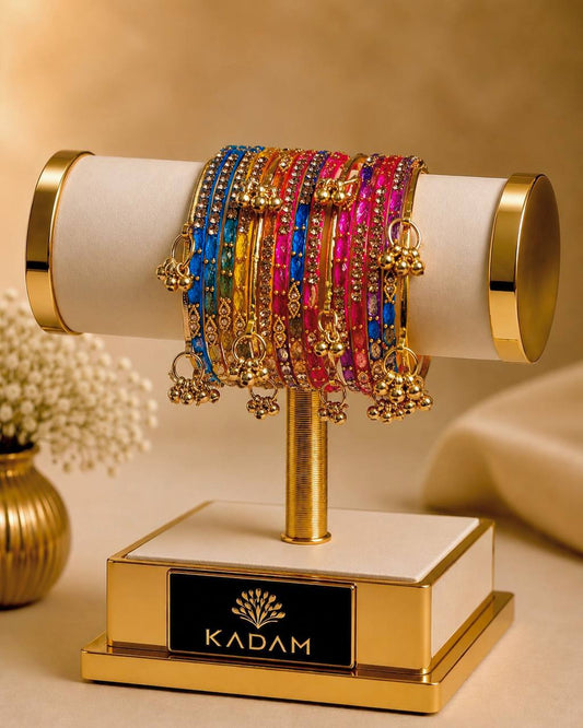 Kashmiri Jhumka Lahori  Multi Bangles