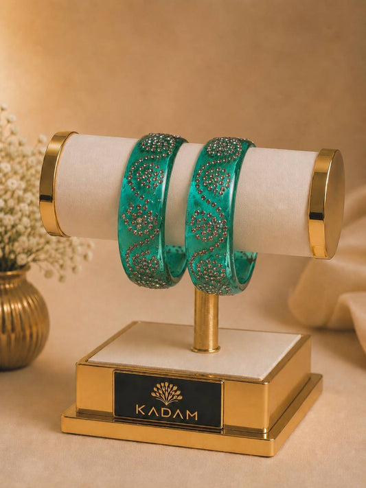 Light Green Stone Bangles