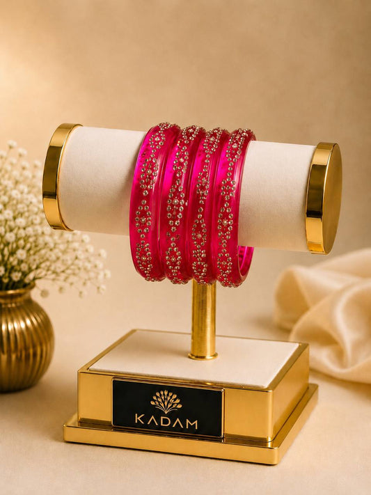 Ruby Stone Bangles
