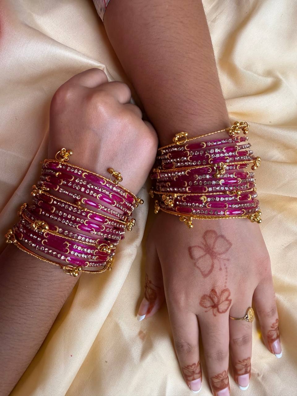 Kashmiri Dadima Ruby Royale Bangles