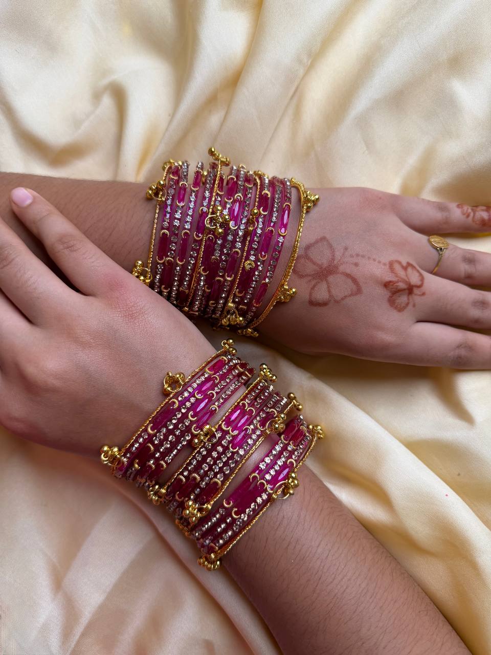 Kashmiri Dadima Ruby Royale Bangles