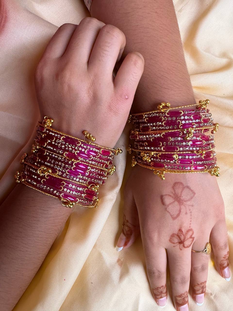Kashmiri Dadima Ruby Royale Bangles