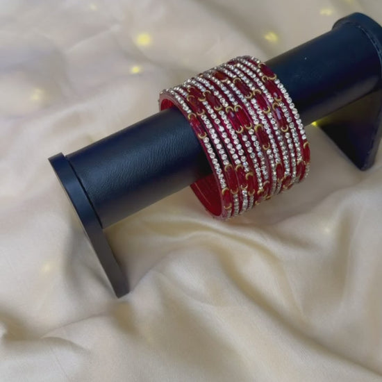 Dadima Kashmiri Royal Ruby Bangles