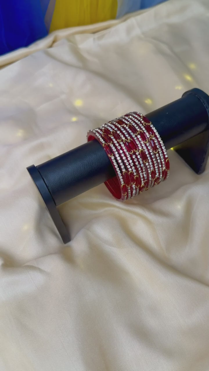 Dadima Kashmiri Royal Ruby Bangles