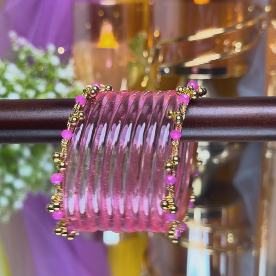 Candy Blush Pink Jelly bangles
