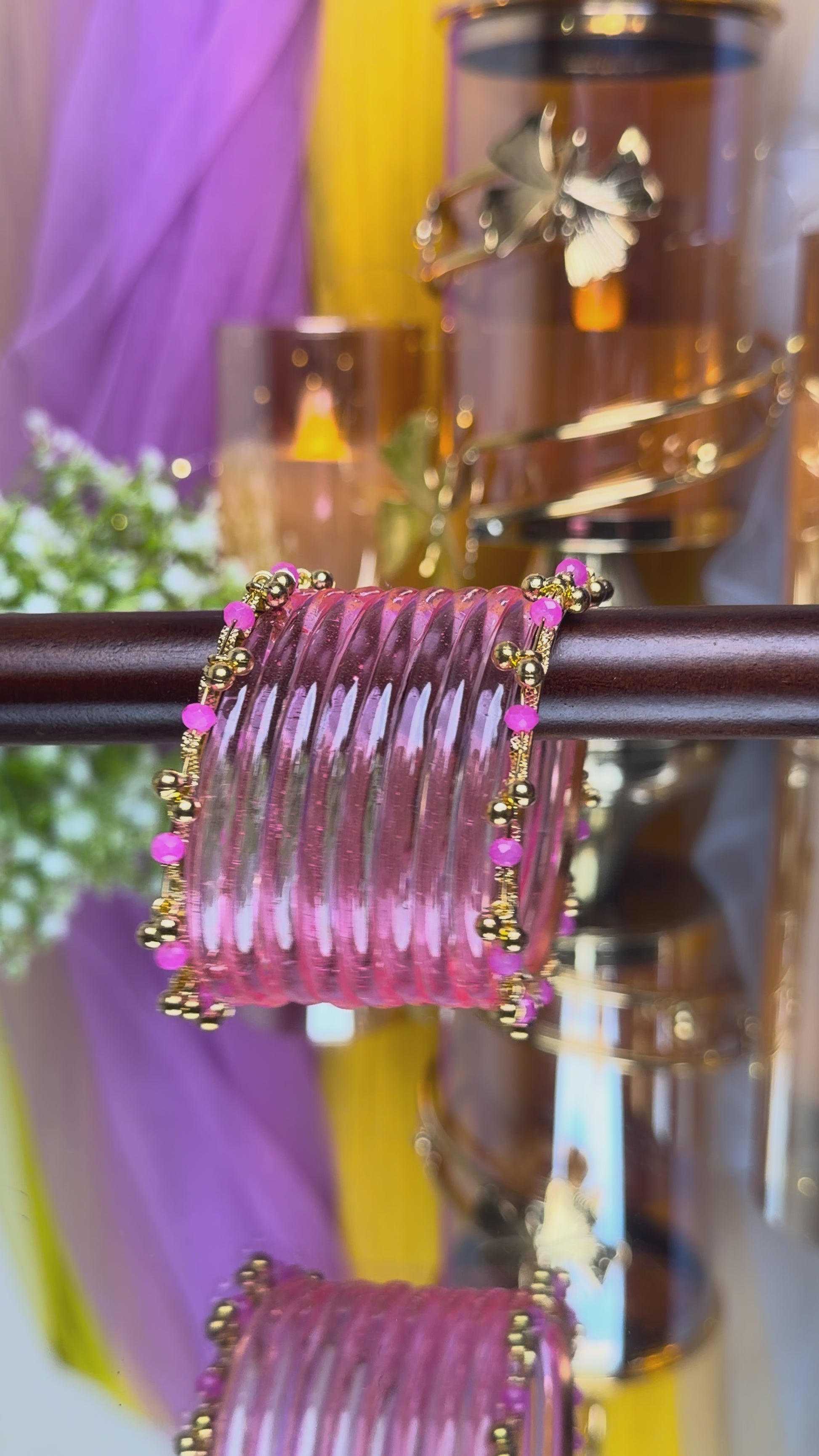 Candy Blush Pink Jelly bangles